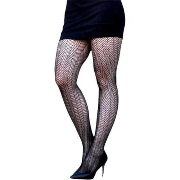 Fishnet Patterned Tights - Picture 1 of 6